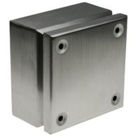 144-1348 RS PRO Steel Junction Box, IP66, 150 x 150 x 80mm