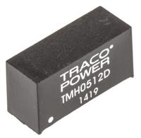 tmh-0512d TRACOPOWER TMH DC-DC Converter, ±12V dc/ ±80mA Output, 4.5 → 5.5 V dc Input, 2W, Through Hole, +85°C Max Temp
