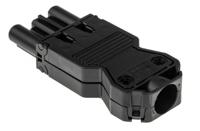 9293130531 Wieland GST18i3 Series Mini Connector, 3-Pole, Female, Cable Mount, 20A, IP20