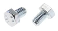 527-482 RS PRO Bright Zinc Plated Steel, Hex Bolt, M8 x 12mm