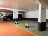 284-7153 RS PRO Black & Yellow Steel Parking Barrier