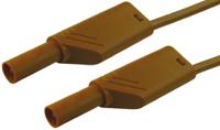 934088105 Hirschmann Test & Measurement, 32A, 1000V ac/dc, Brown, 1m Lead Length