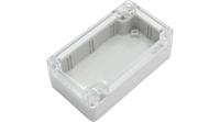 rnd-455-01001 RND RND 455 Series Light Grey Polycarbonate General Purpose Enclosure, IP67, Light Grey Lid, 65x115x40mm