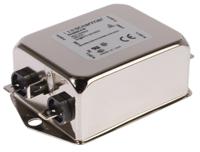 fn2090z-6-06 Schaffner, FN2090 6A 250 V ac/dc 0 → 400Hz, Chassis Mount EMI Filter, Fast-On, Single Phase