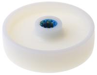 4014x LAG White Polyamide Hygienic, Low Rolling Resistance, Non-Marking Trolley Wheel, 400kg