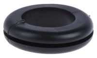 605-655 RS PRO Black PVC 25mm Cable Grommet for Maximum of 18.5mm Cable Dia.