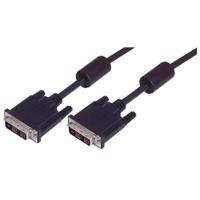 ctldvimmlz-10 L-Com, Male DVI to Male DVI  Cable, 10ftBlack sheathAluminium Foil, Braid shielding