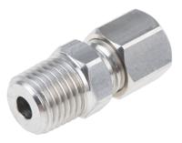 123-5571 RS PRO 1/4 NPT Compression Fitting for Use with Thermocouple or PRT Probe, 3/16in Probe, RoHS Compliant Standard