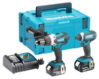 dlx2145tj Makita DLX2145TJ, 18V Cordless Power Tool Kit - Impact Driver Kit, Type G - British 3-pin