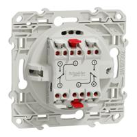 s520214 Schneider Electric 2 Way White Switch Mechanism 10A, Odace Series