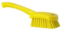 41926 Vikan Hard Bristle Yellow Scrubbing Brush, 36mm bristle length, Polyester bristle material