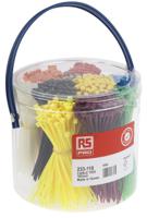 233-118 RS PRO Cable Tie, 100mm x 2.5 mm, Assorted Nylon, Pk-1000