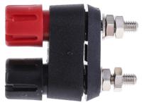 677-8759 RS PRO 4mm Black, Red Terminal Post, 30A, 2BA Thread