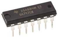 ua747cn UA747CN Texas Instruments, Operational Amplifier, 1 MHz, 14-Pin 18 V PDIP