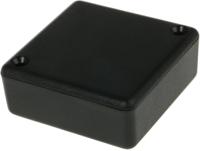 1551rbk Hammond 1551 Series Black ABS Enclosure, IP54, Black Lid, 50 x 50 x 20mm