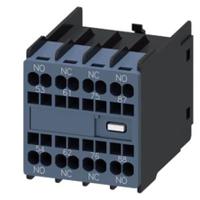 3rh29112fb220ma0 Siemens Auxiliary Switch Block, 4 Contact, 2 NO + 2 NC, Snap-On, SIRIUS 3RH29