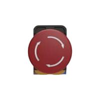pbes22n11r TE Connectivity PBES22 Series Emergency Stop Push Button, Panel Mount, 22.3mm Cutout, SPDT, IP20, IP65
