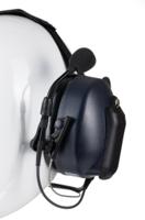 mt53h7b4400 3M PELTOR LiteCom Wired Speak & Listen Electronic Ear Defenders with Neckband, 32dB, Blue, Noise Cancelling Microphone