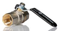 602112148 Norgren Nickel Plated Brass Full Bore, 2 Way, Ball Valve, Threaded, Rp 1/2in, -0.4 → 40bar Operating Pressure