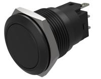 82-59512000 EAO Series 82 Series Push Button Switch, Maintained, Flush Mount, 19mm Cutout, SPST, SPST, IP65, IP67