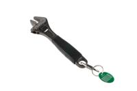 tah9070 Bahco Adjustable Spanner, 158 mm Overall, 20mm Jaw Capacity, Rubber Grip Handle