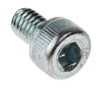 822-9322 RS PRO Bright Zinc Plated Steel Hex Socket Cap Screw, DIN 912, M4 x 6mm