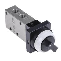 vm430-01-34b SMC Twist Selector 3/2 Pneumatic Manual Control Valve VM400 Series, Rc 1/8, 1/8in, III B