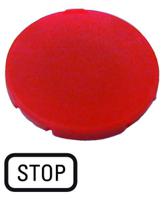 218194-m22-xd-r-gb0 Eaton Button Plate for Use with M22-DG-X, M22-DZ-X, M22(S)-D-X, M22(S)-DR-X, M30C-FD-X, M30C-FDR-X, Stop