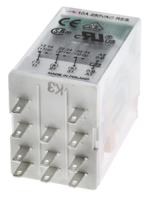 r3n-2013-23-5110-wtl Relpol Plug In Power Relay, 110V ac Coil, 10A Switching Current, 3PDT
