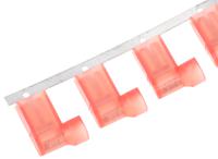 2-520334-2 TE Connectivity Ultra-Fast .187 Red Insulated Female Spade Connector, Flag Terminal, 4.75 x 0.51mm Tab Size, 0.3mm² to