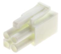 elp-04nv JST, EL Male Connector Housing, 4 Way, 2 Row