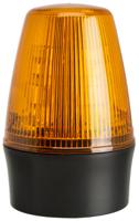 leds100-02-01 Moflash LEDS100 Series Amber Flashing Beacon, 20 → 30 V ac/dc, Surface Mount, LED Bulb, IP65