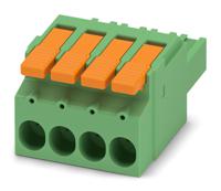 1716923 Phoenix Contact, 7.62mm Pitch, LPC 6/ 4-ST-7.62, 4 Way, , Pluggable Terminal Block, Plug, Cable Mount, Push-In