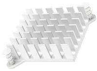 750-0863 RS PRO Heatsink, 9K/W, 49 x 49 x 15mm, Adhesive Foil