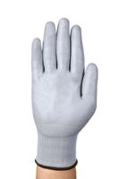 11754100 Ansell Hyflex Grey Polyurethane Work Gloves, Size 10, Polyurethane Coating
