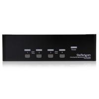 sv431dd2dua StarTech.com 4 Port Dual Monitor USB DVI KVM Switch, 3.5 mm Stereo 1920 x 1200 Maximum Resolution