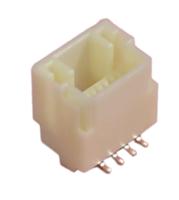 bm04b-nshss-tbtlfsn JST NSH Series Straight Surface PCB Header, 4 Contact(s), 1 mm Pitch, 1 Row, Shrouded