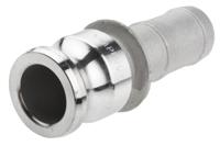 362-6784 RS PRO Hose Connector, Straight Cam & Groove Adaptor 1in 1in ID, 17 bar