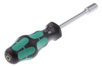 05029425001 Wera Hexagon Nut Driver, 10 mm Tip, 125 mm Blade, 237 mm Overall