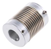 321253535 Huco Bellows Coupling, 25mm Outside Diameter, 12mm Bore, 33mm Length Coupler