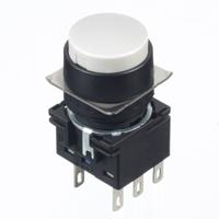lb1b-m1t6w Idec White Round Push Button Switch