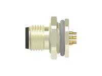 t4130012081-000 TE Connectivity Circular Connector, 8 Contacts, Rear, M12 Connector, Plug, Male, IP67