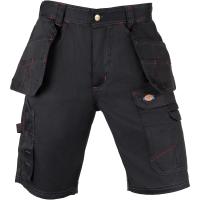 dk0a4xsiblk134 Dickies Redhawk Pro Black 35% Cotton, 65% Polyester Work shorts, 34in