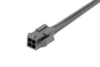 2147581042 Molex 4 Way Male Micro-Fit 3.0 Unterminated Wire to Board Cable, 300mm