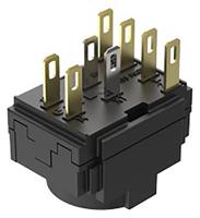 61-849022 EAO Contact Block for Use with Series 61 Switches, 250V ac/dc, 2NO + 1NC