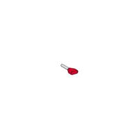 az5de010 Schneider Electric AZ5DE Series Insulated Crimp Bootlace Ferrule, 8mm Pin Length, 2.2mm Pin Diameter, Red
