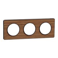 s540806p4 Schneider Electric Anthracite 3 Gang Cover Plate