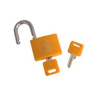 195-8238 RS PRO Key Aluminium Padlock, 6mm Shackle, 43mm Body