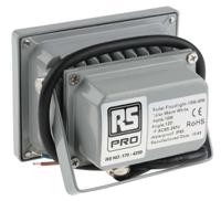 170-4259 RS PRO Floodlight, 1 LED, 10 W, 950 → 1050 lm, IP65, 85 → 265 V ac