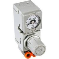arm10f1-08gp-1 SMC M8 Pneumatic Regulator - 0.5bar to 7bar, 10bar max. input